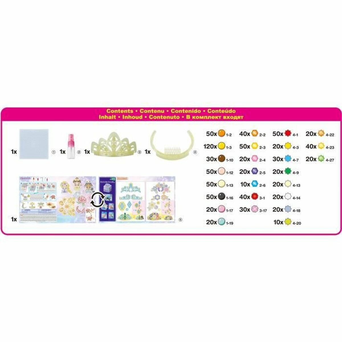 Бисер Aquabeads The Disney Princess Tiara 870 Предметы